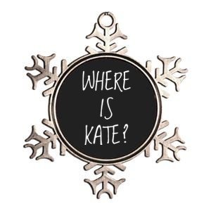 Funny Where Is Kate Royal Family Kate Middleton Metallic Star Ornament