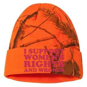 Funny Women I Support Women Wrongs Women Rights Girl Kati Licensed 12" Camo Beanie