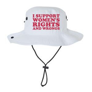 Funny Women I Support Women Wrongs Women Rights Girl Legacy Cool Fit Booney Bucket Hat