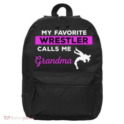 Funny Wrestling I Am A Wrestler  16 in Basic Backpack