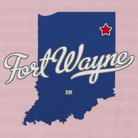 Fort Wayne Indiana In Map 25L Jumbo Tote
