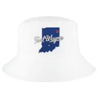 Fort Wayne Indiana In Map Cool Comfort Performance Bucket Hat