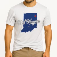 Fort Wayne Indiana In Map Cooling Performance Crew T-Shirt