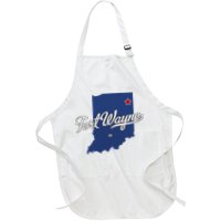 Fort Wayne Indiana In Map Apron
