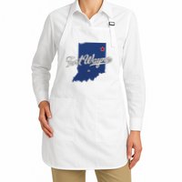 Fort Wayne Indiana In Map Apron