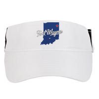Fort Wayne Indiana In Map Adult Drive Performance Visor