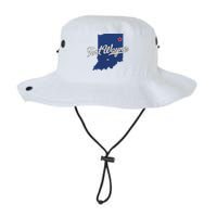 Fort Wayne Indiana In Map Bucket Hat