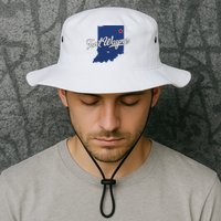 Fort Wayne Indiana In Map Bucket Hat