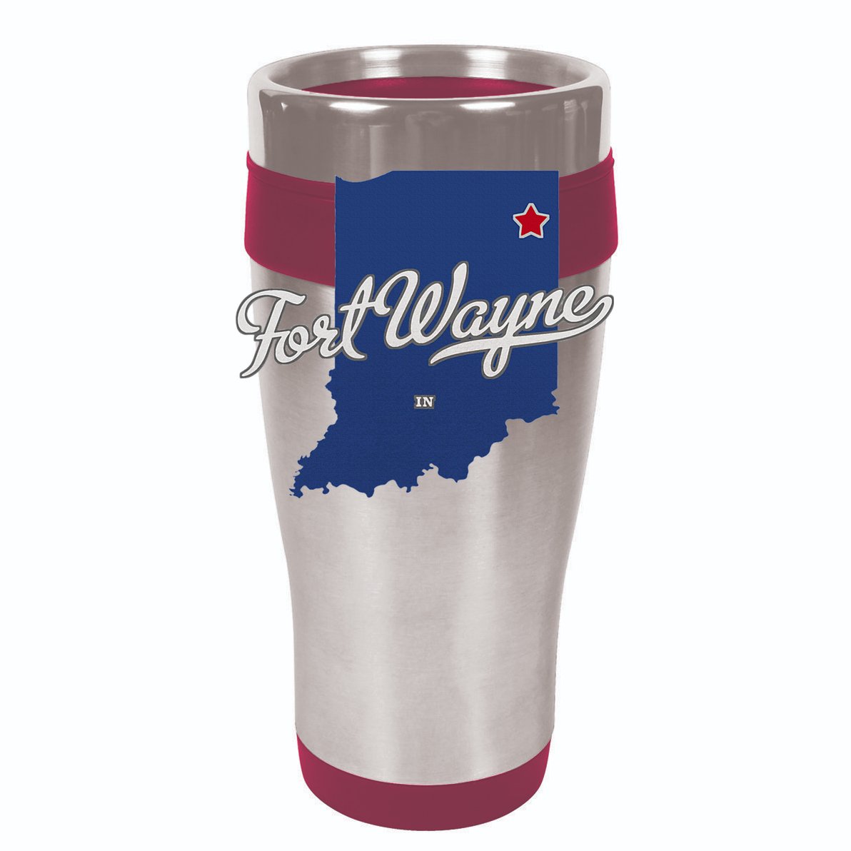 Fort Wayne Indiana In Map Hat