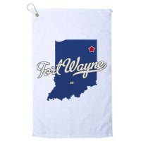 Fort Wayne Indiana In Map Golf Towel