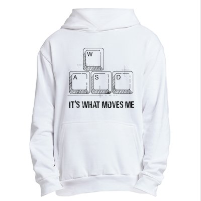 Funny Wasd Its What Moves Me Video Games Gamer Pc Gaming Urban Pullover Hoodie