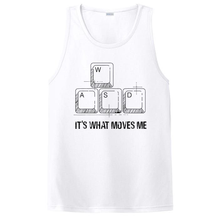 Funny Wasd Its What Moves Me Video Games Gamer Pc Gaming PosiCharge Competitor Tank