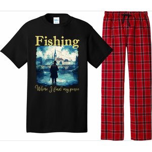 Fishing: Where I Find My Peace Pajama Set