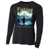 Fishing: Where I Find My Peace Cooling Performance Long Sleeve Crew