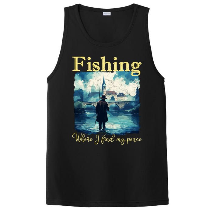 Fishing: Where I Find My Peace PosiCharge Competitor Tank