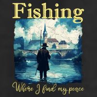Fishing: Where I Find My Peace Microfiber Hand Towel