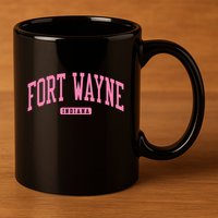 Fort Wayne Indiana In College 11oz C Handle Ceramic Mug