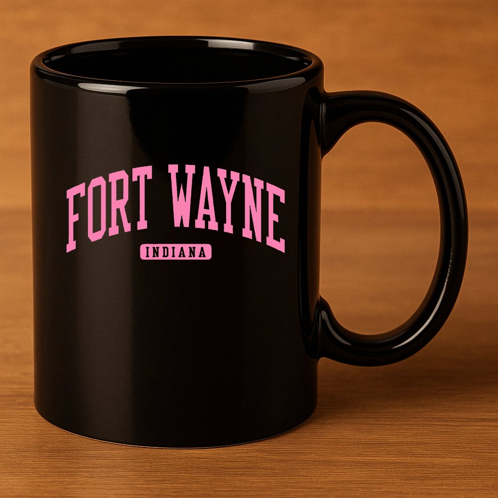 Fort Wayne Indiana In College 11oz C Handle Ceramic Mug