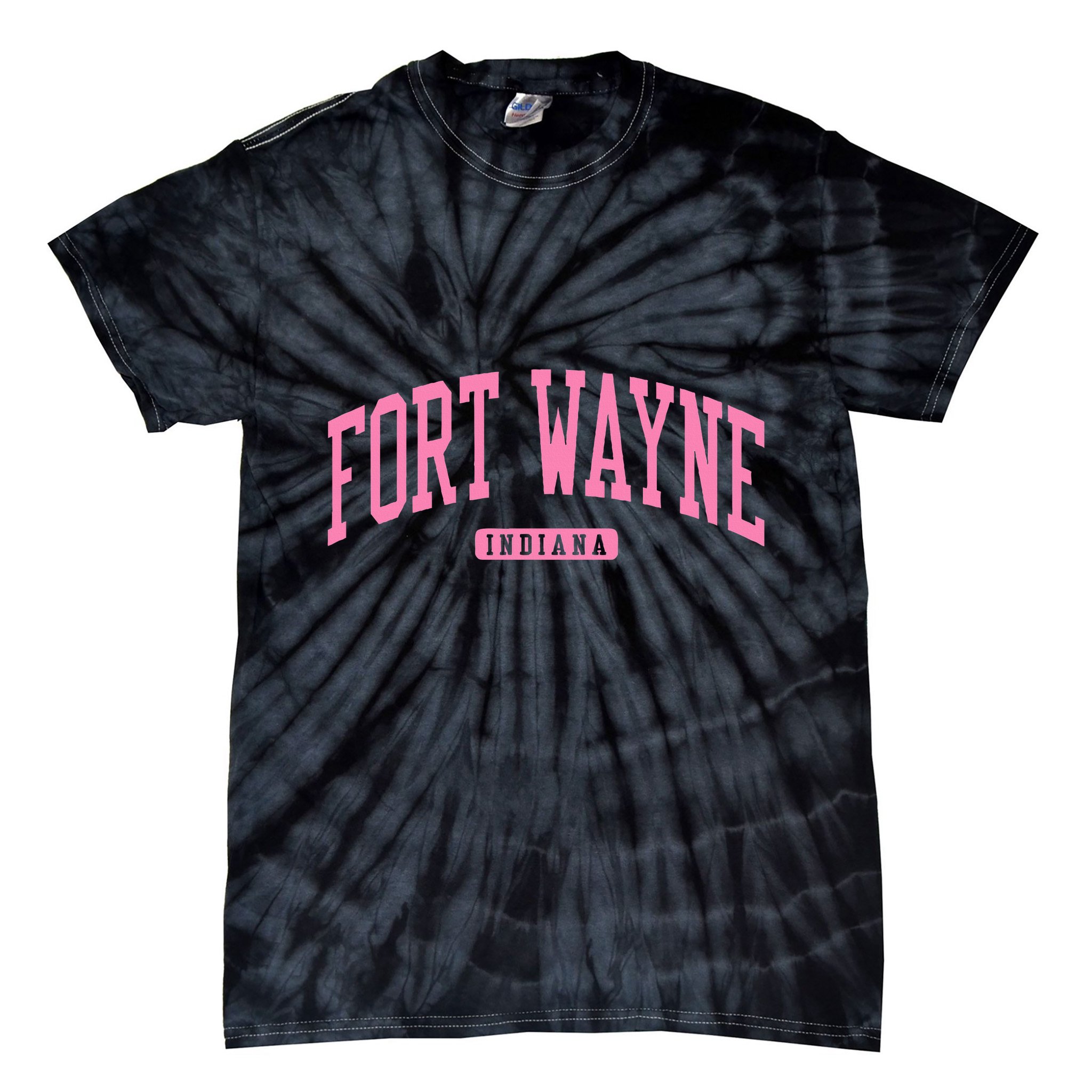 Fort Wayne Indiana In College Tie-Dye T-Shirt