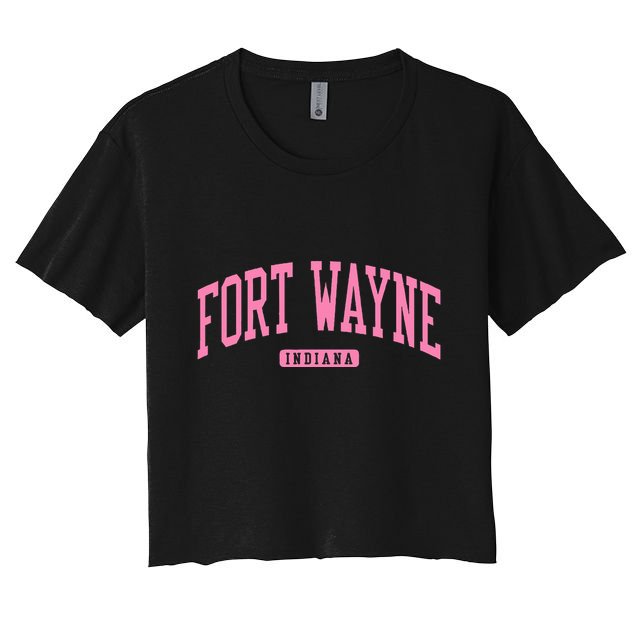 Fort Wayne Indiana In College Crop Top