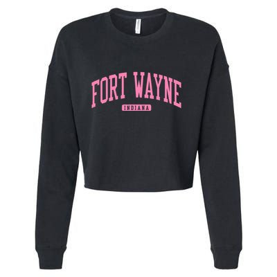 Fort Wayne Indiana In College Cropped Pullover Crew