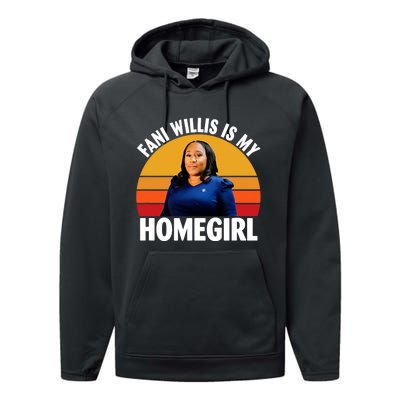 Fani Willis Is My Homegirl Performance Fleece Hoodie