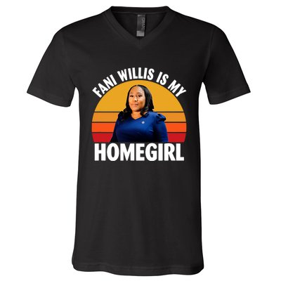 Fani Willis Is My Homegirl V-Neck T-Shirt