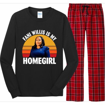 Fani Willis Is My Homegirl Long Sleeve Pajama Set