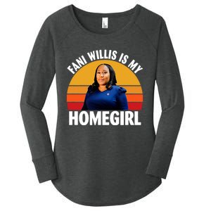 Fani Willis Is My Homegirl Women's Perfect Tri Tunic Long Sleeve Shirt