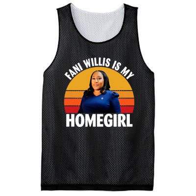 Fani Willis Is My Homegirl Mesh Reversible Basketball Jersey Tank