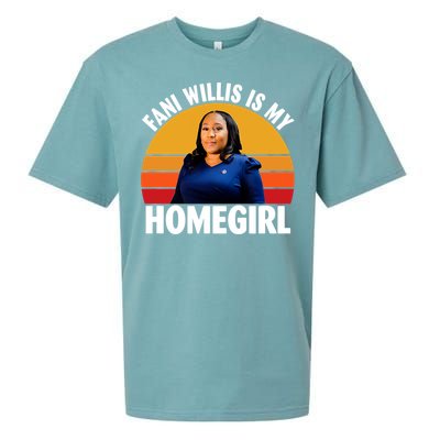 Fani Willis Is My Homegirl Sueded Cloud Jersey T-Shirt