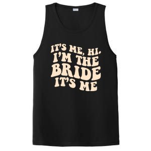 Funny Wedding Its Me Hi Im The Bride Bachelorette Party Gift PosiCharge Competitor Tank