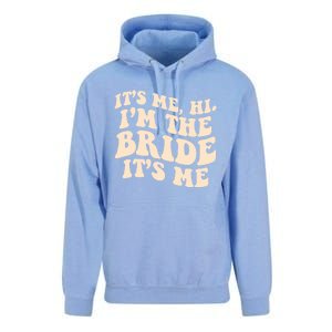 Funny Wedding Its Me Hi Im The Bride Bachelorette Party Gift Unisex Surf Hoodie