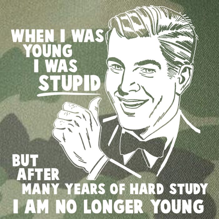 Funny When I Was Young I Was Stupid Legacy Tie Dye Trucker Hat