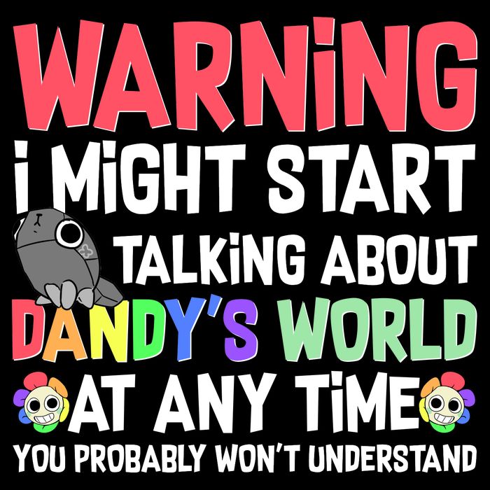 Funny Warning I Might Start Talking About Dandy's World  Sustainable Bucket Hat