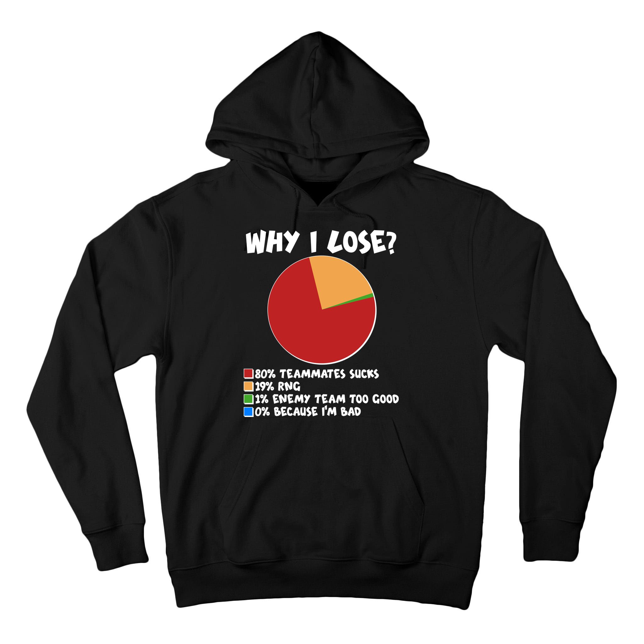 Funny Why I Lose Video Gamer Chart Tall Hoodie