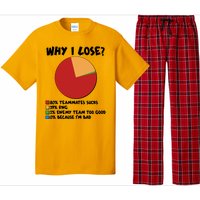 Funny Why I Lose Video Gamer Chart Pajama Set