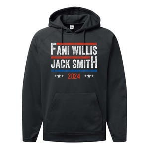 Fani Willis Jack Smith For President 2024 Performance Fleece Hoodie