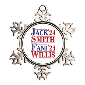 Fani Willis Jack Smith For President 2024 Metallic Star Ornament