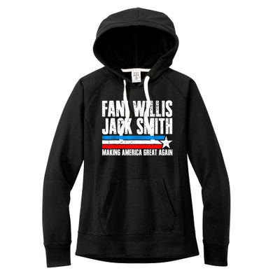 Fani Willis Jack Smith For President 2024 Retro Women's Fleece Hoodie