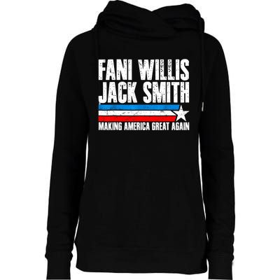 Fani Willis Jack Smith For President 2024 Retro Womens Funnel Neck Pullover Hood