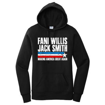 Fani Willis Jack Smith For President 2024 Retro Women's Pullover Hoodie