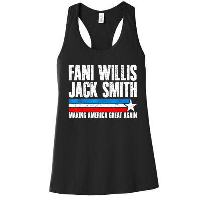 Fani Willis Jack Smith For President 2024 Retro Women's Racerback Tank