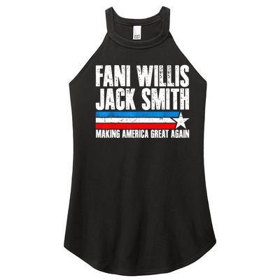 Fani Willis Jack Smith For President 2024 Retro Women’s Perfect Tri Rocker Tank