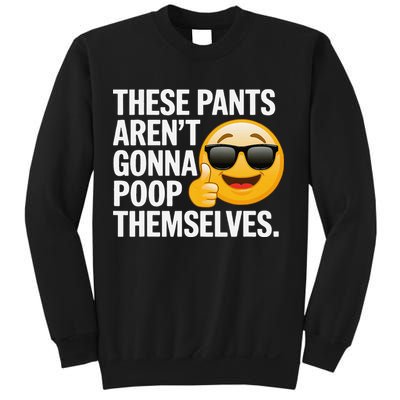 Funny Weird Joke Hilarious Sarcastic Gross Poop Meme Humor Sweatshirt