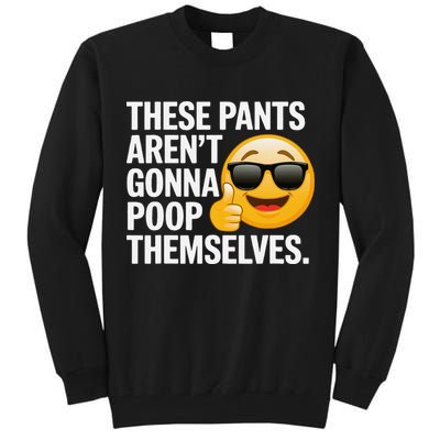 Funny Weird Joke Hilarious Sarcastic Gross Poop Meme Humor Tall Sweatshirt
