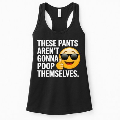 Funny Weird Joke Hilarious Sarcastic Gross Poop Meme Humor Womens Tank Top