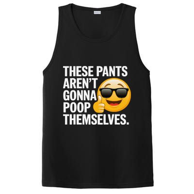 Funny Weird Joke Hilarious Sarcastic Gross Poop Meme Humor PosiCharge Competitor Tank