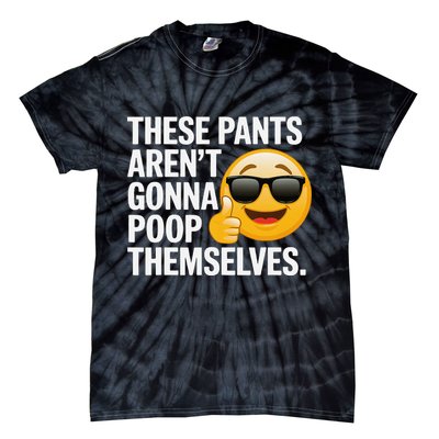 Funny Weird Joke Hilarious Sarcastic Gross Poop Meme Humor Tie-Dye T-Shirt