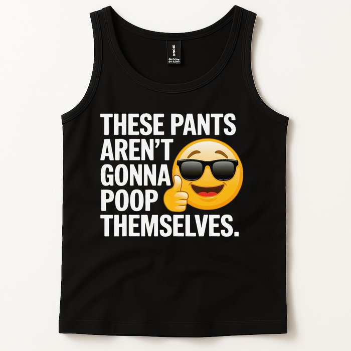 Funny Weird Joke Hilarious Sarcastic Gross Poop Meme Humor Tank Top